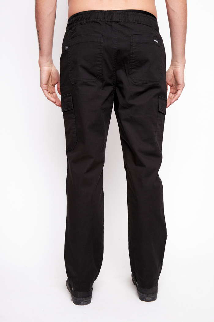 Pantalón Greco Orgánico Negro Hombre