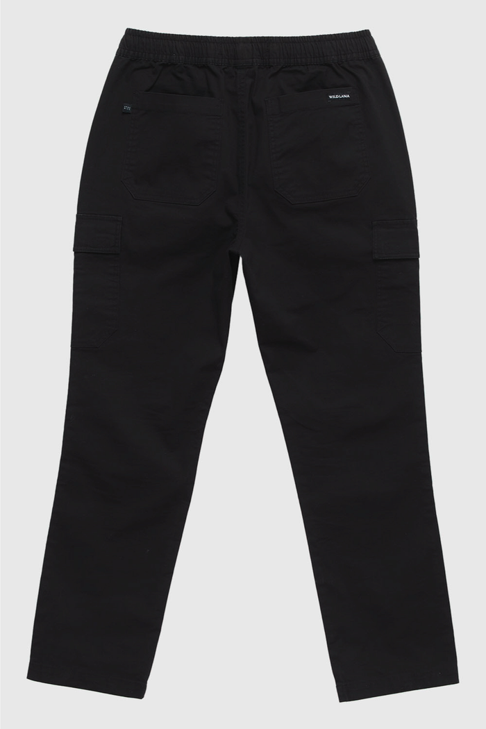 Pantalón Greco Orgánico Negro Hombre