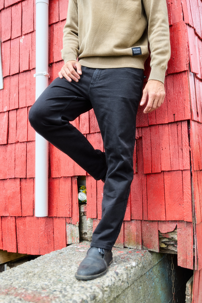 Pantalón Lanz Orgánico Negro Hombre