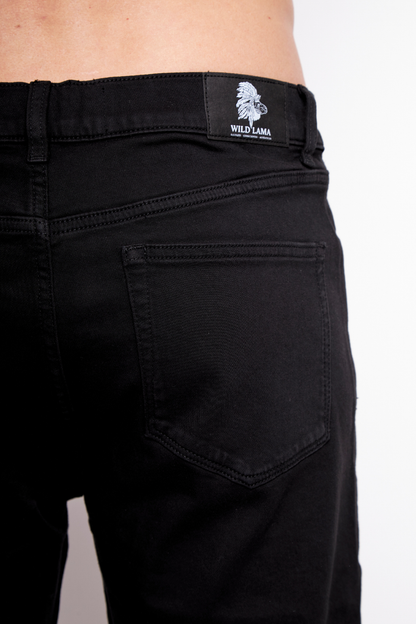 Pantalón Lanz Orgánico Negro Hombre