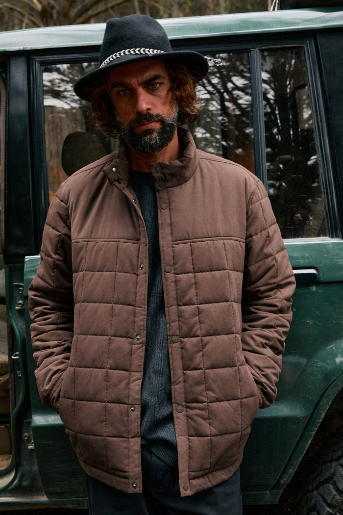 Parka Baker Reciclada Café Hombre