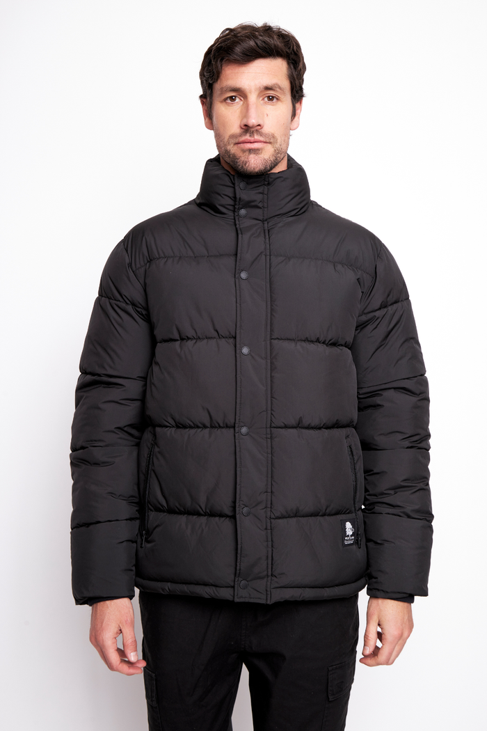 Parka Essential Reciclada Negra Hombre