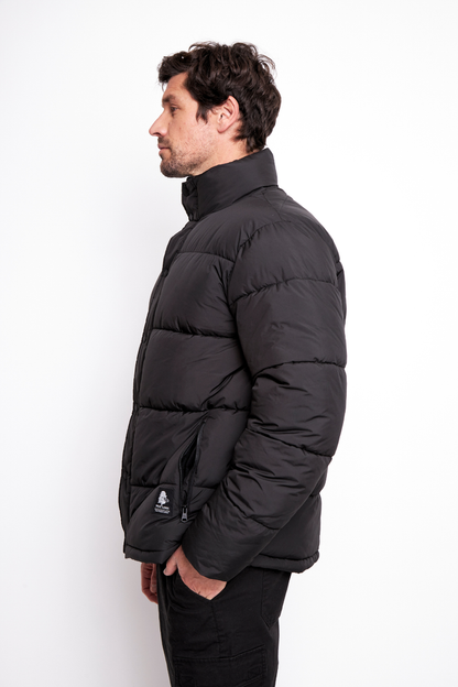 Parka Essential Reciclada Negra Hombre