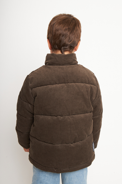 Parka Lauca Corduroy Orgánica Café Kids