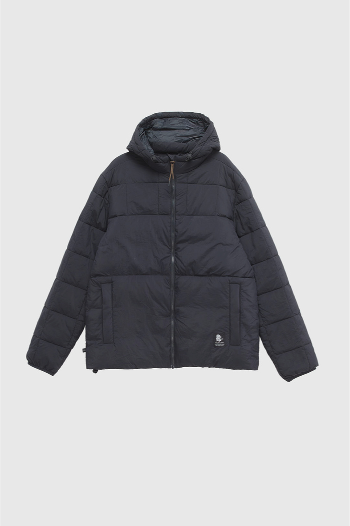 Parka PrimaLoft® Compactable Kun Reciclada Negra Hombre