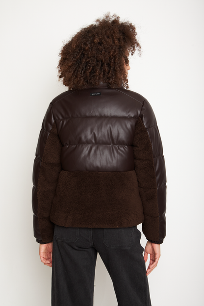 Parka Tala Reciclada Café Mujer