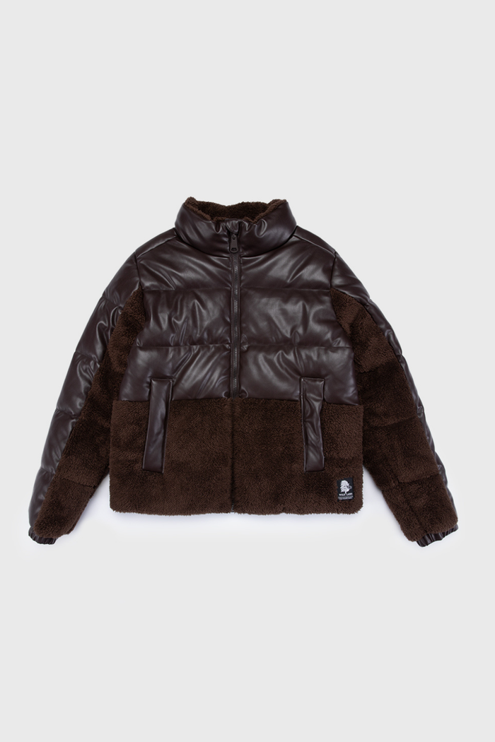 Parka Tala Reciclada Café Mujer