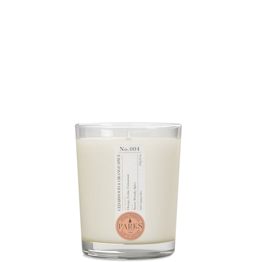 Parks London Home Collection Cedarwood and Orange Spice Candle 180g