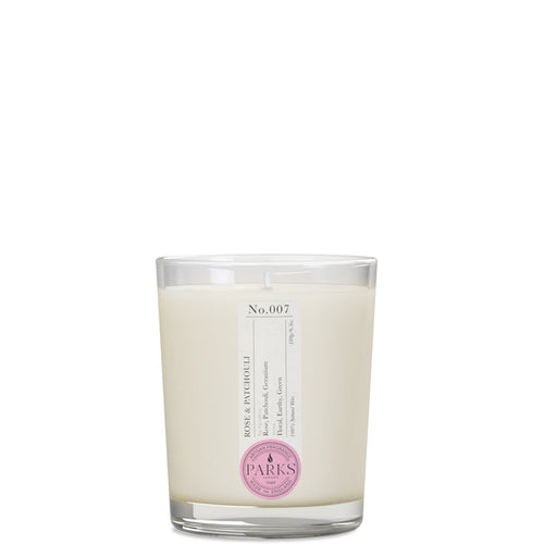 Parks London Home Collection Rose and Patchouli Candle 180g