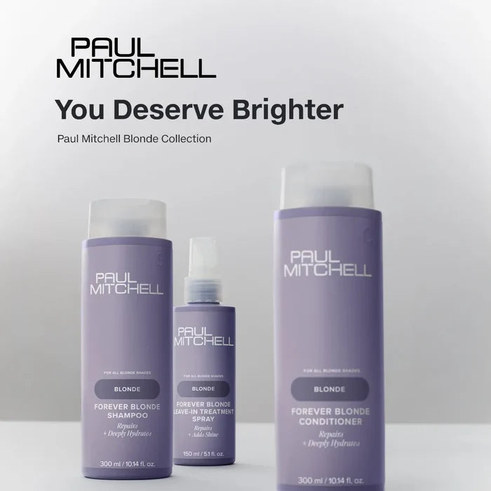 Paul Mitchell Forever Blonde Leave-In Treatment Spray, Repairs + Adds Shine, Ideal For Bleached + Lightened Hair, 5.1 fl. oz