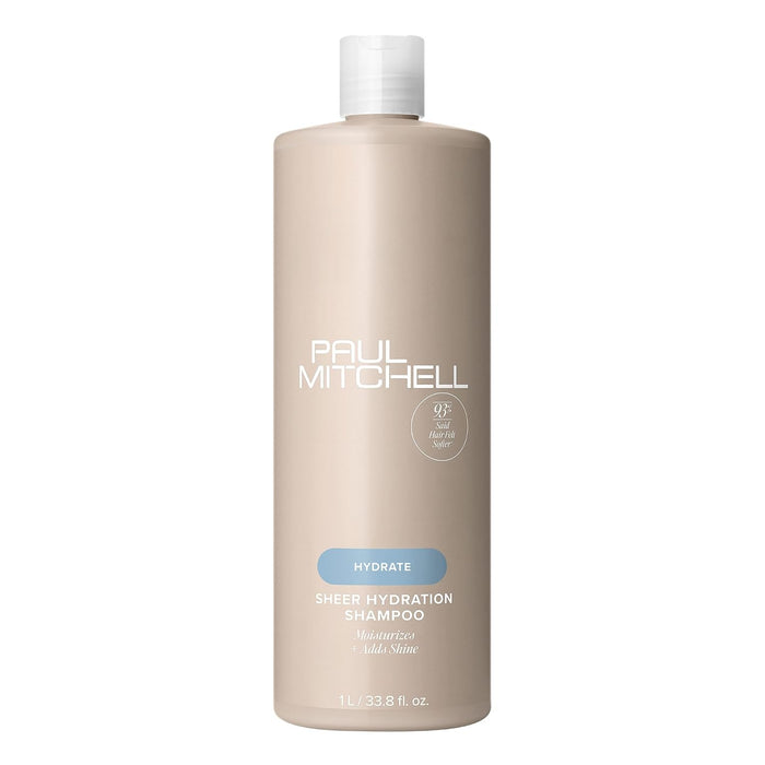 Paul Mitchell Sheer Hydration Shampoo, Moistures + Adds Shine, For Dry Hair