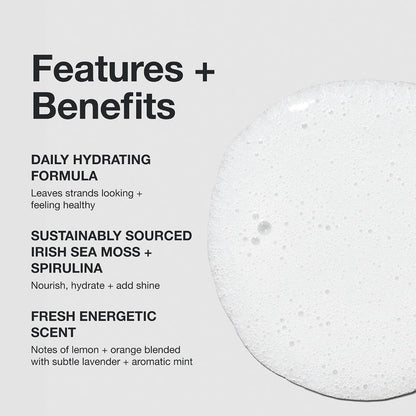 Paul Mitchell Sheer Hydration Shampoo, Moistures + Adds Shine, For Dry Hair