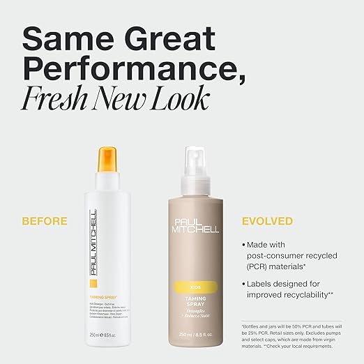 Paul Mitchell Taming Spray, Gently Detangles + Reduces Static, For Children of All Ages, 8.5 fl. oz.