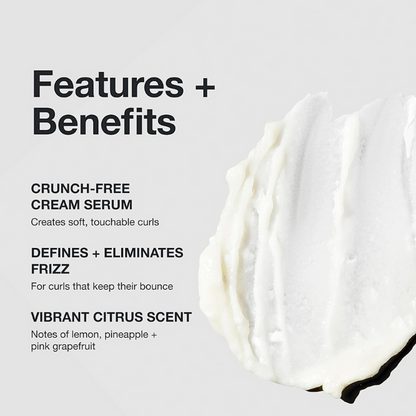 Paul Mitchell Twirl Around Cream Serum, Frizz Control, Touchable Hold, For Curly + Wavy Hair, 5.1 fl. oz