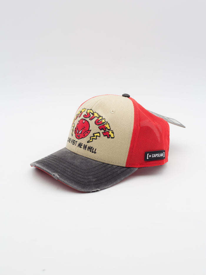 PCS/HELL Hot Stuff Trucker Beige/Red/Grey