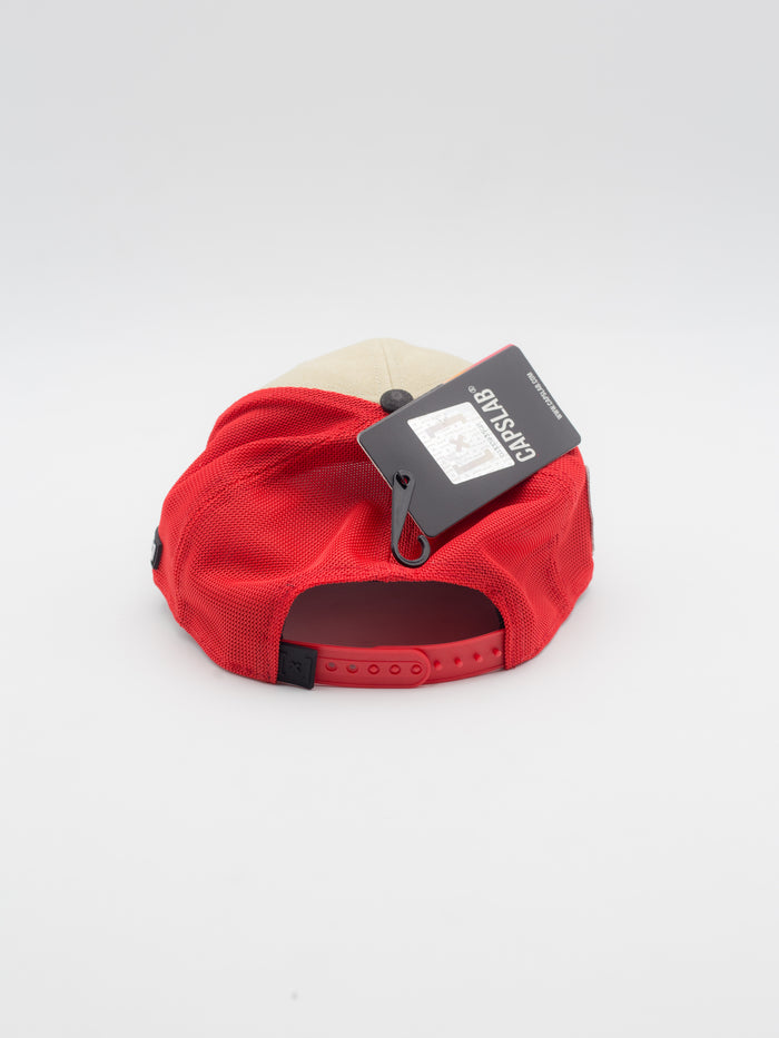 PCS/HELL Hot Stuff Trucker Beige/Red/Grey