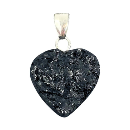 Pendant - Heart, Black Tourmaline 925