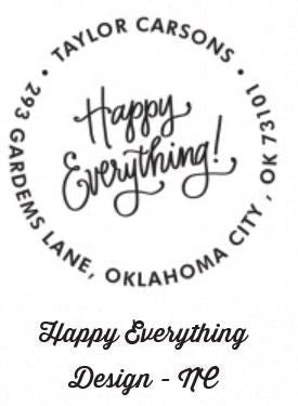 Personalized Stamper-Happy Everything