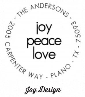 Personalized Stamper-Joy
