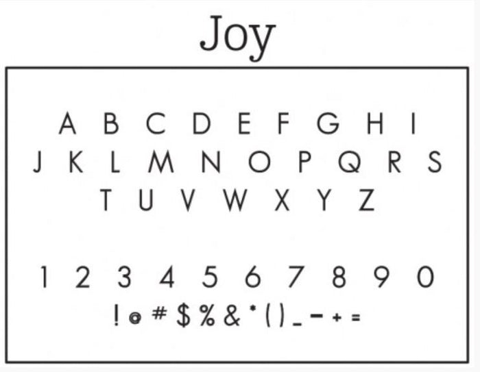 Personalized Stamper-Joy