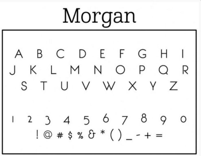 Personalized Stamper-Morgan Design