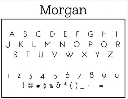 Personalized Stamper-Morgan Design