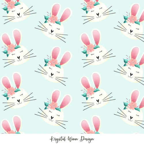Pink/Blue Bunnies Made to Order Single Items
