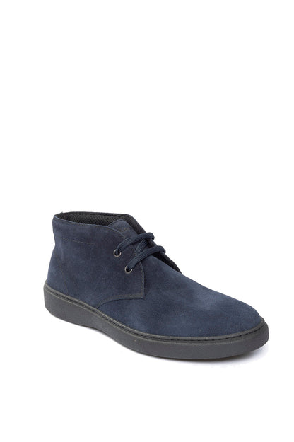 FRAU polacchino in pelle scamsociata blu<BR/> 19C5 BRISTOL-BLU