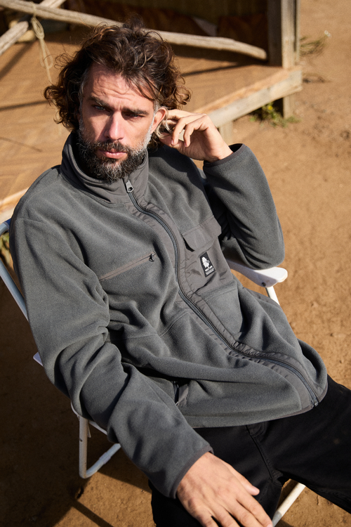 Polar Azer Reciclado Gris Hombre