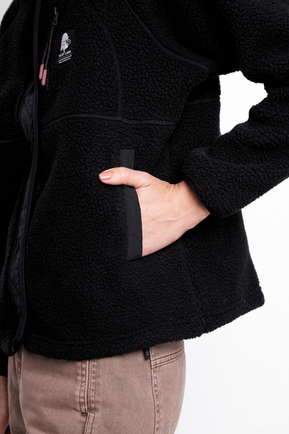 Polar Gael Reciclado Negro Mujer