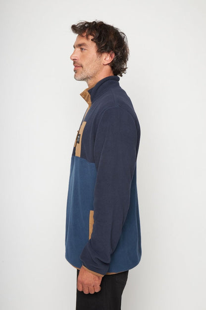 Polar Lava Reciclado Color Block Azul Hombre