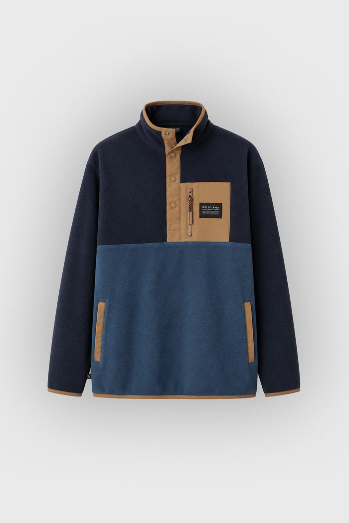Polar Lava Reciclado Color Block Azul Hombre