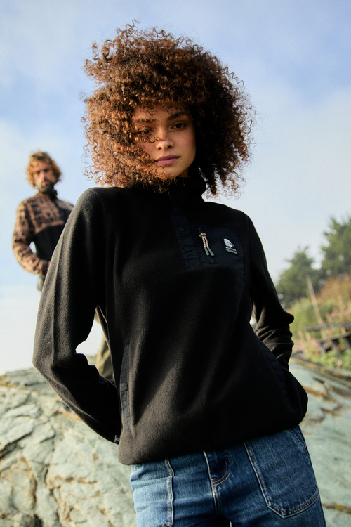 Polar Lava Reciclado Negro Mujer