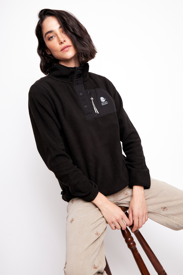 Polar Lava Reciclado Negro Mujer