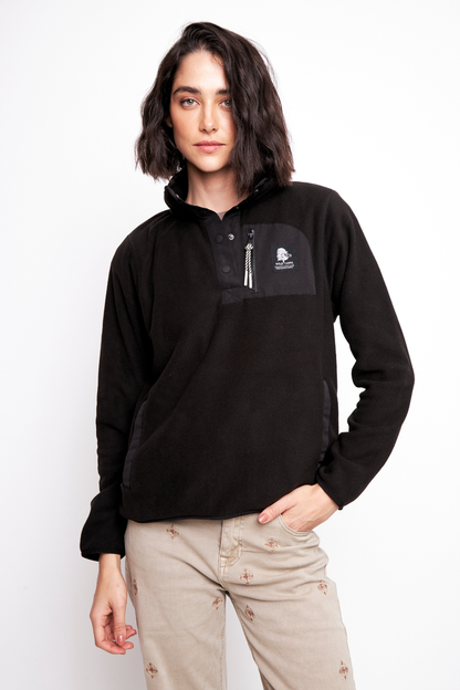 Polar Lava Reciclado Negro Mujer