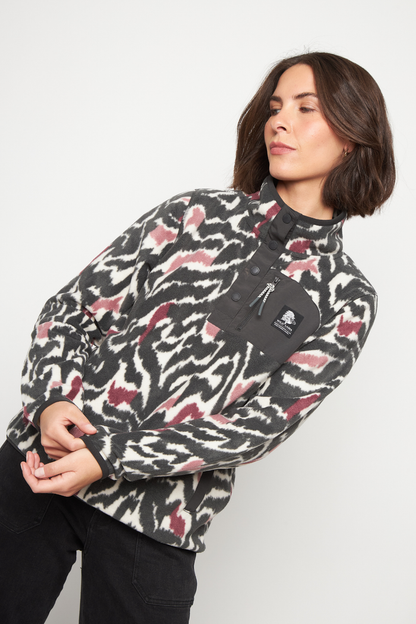 Polar Lava Woman Reciclado Print Negro Mujer