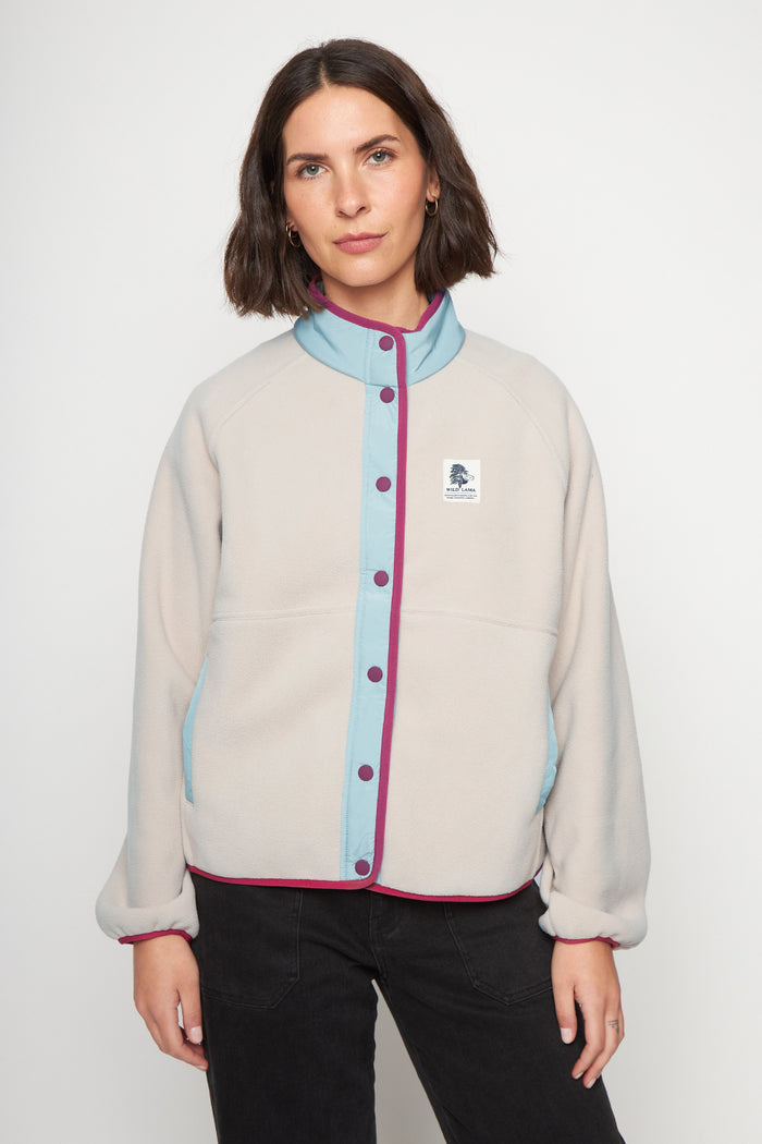 Polar Ochi Reciclado Beige Mujer