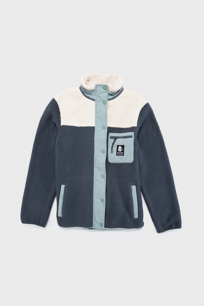 Polar Tambo Reciclado Azul Mujer
