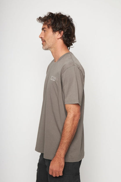 Polera Alerce Milenario Orgánica Café Hombre