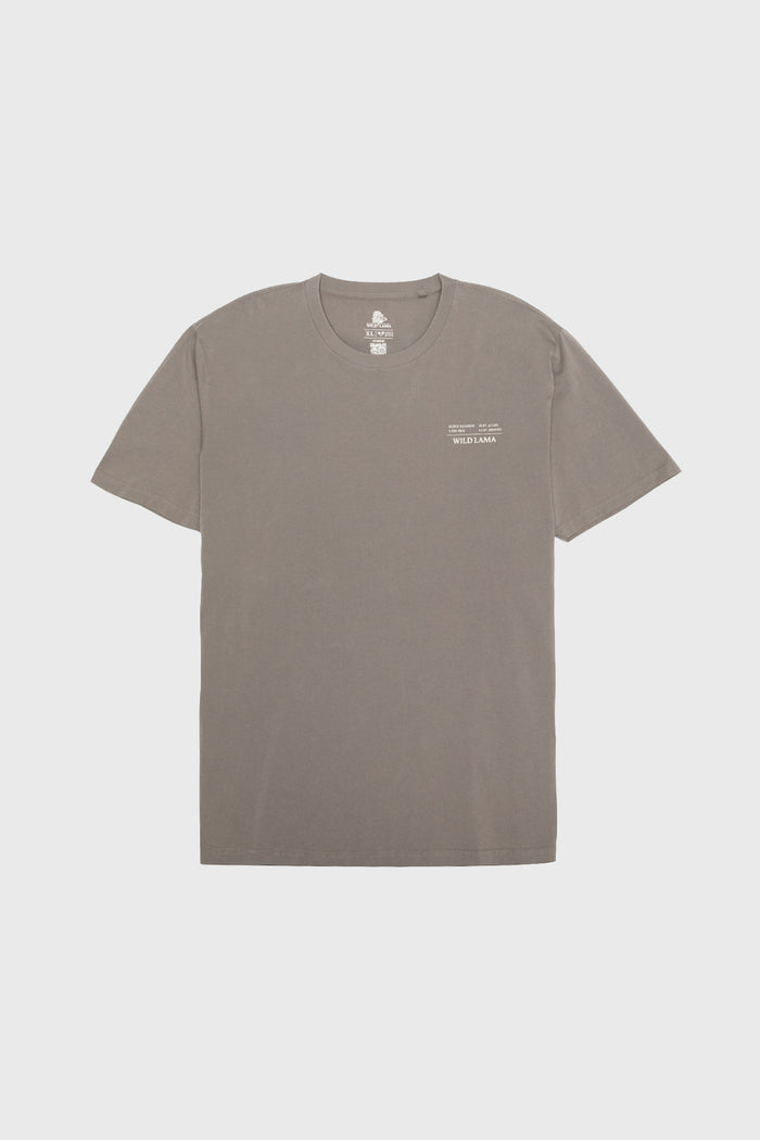 Polera Alerce Milenario Orgánica Café Hombre