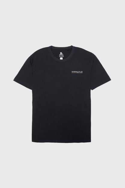 Polera Alerce Milenario Orgánica Negra Hombre