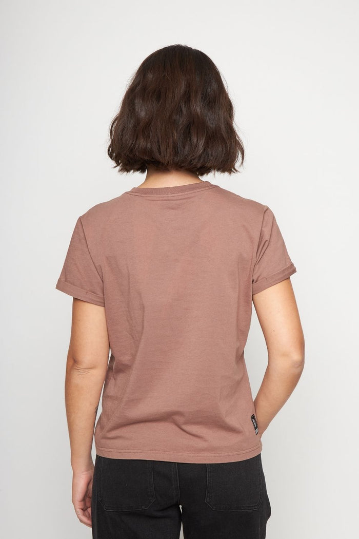 Polera Alerce Milenario Orgánica Rosada Mujer