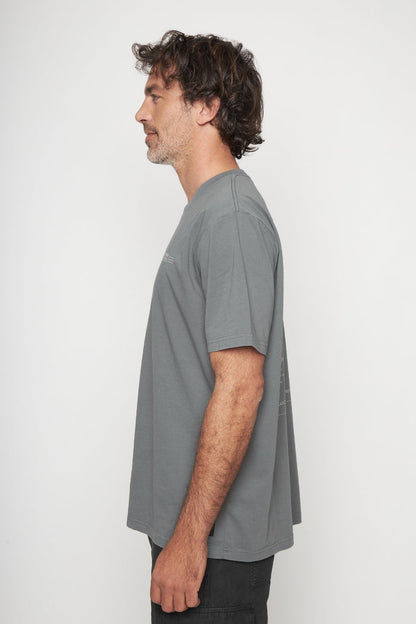Polera Alerce Milenario Orgánica Verde Hombre