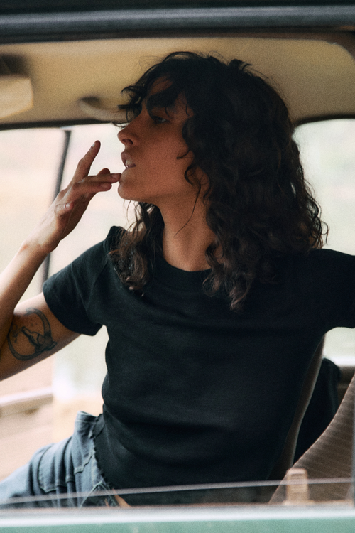 Polera Hilia Orgánica Negro Mujer