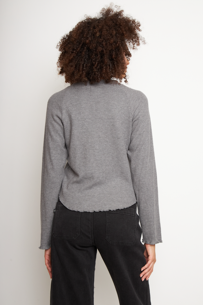 Polera Mora Gris Mujer
