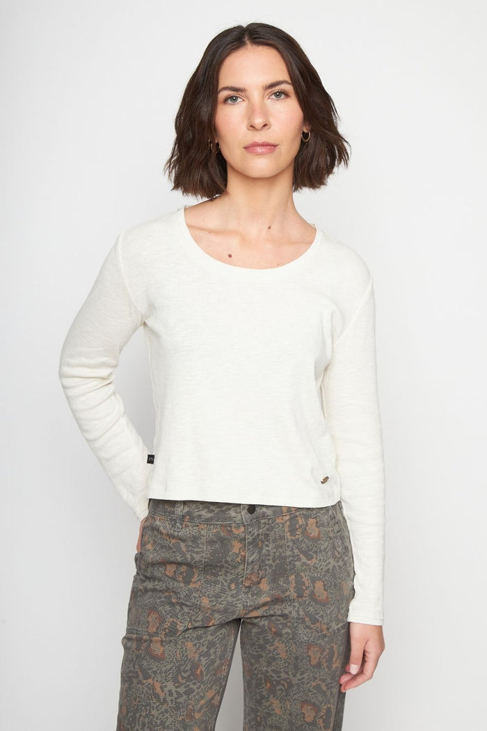 Polera Muri Orgánica Beige Mujer