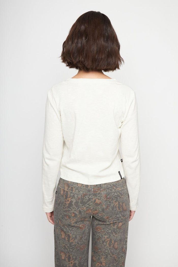 Polera Muri Orgánica Beige Mujer