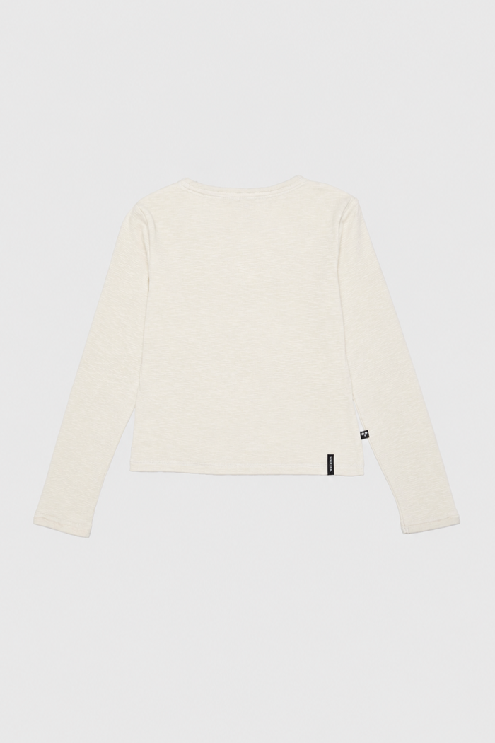 Polera Muri Orgánica Beige Mujer
