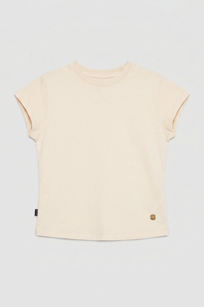 Polera Sari Orgánica Beige Mujer