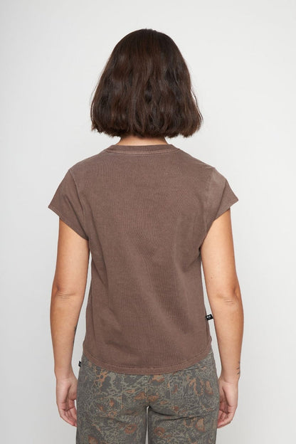 Polera Sari Organica Café Mujer